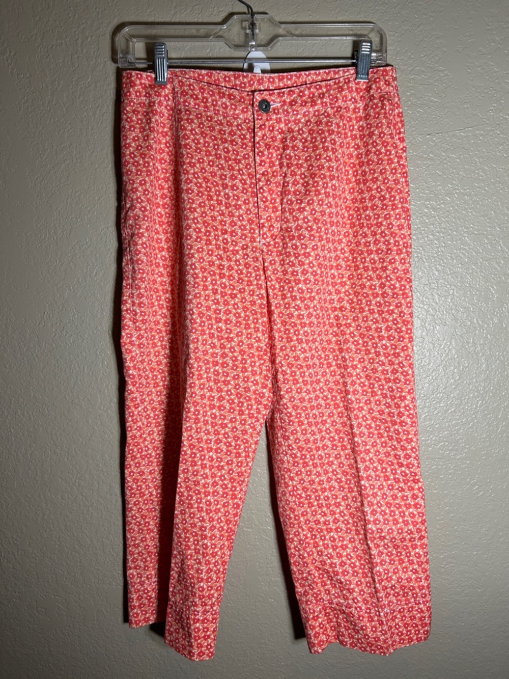 LIZ CLAIBORNE 100% Cotton Beach Cruise Poolside Breathable Soft Roll Up Cuffs